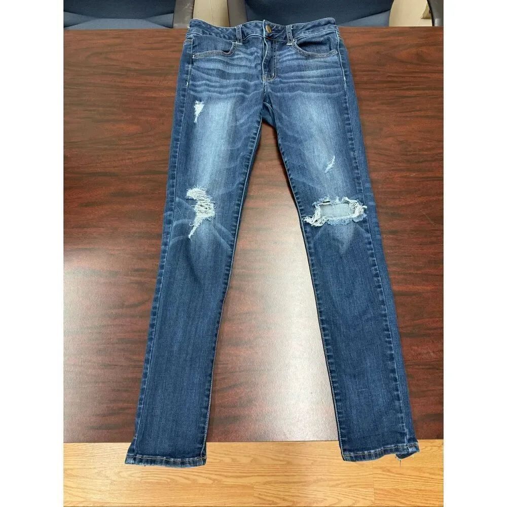 American Eagle Super Super Stretch AEO Denim X Cafè Jegging Jeans Size 6